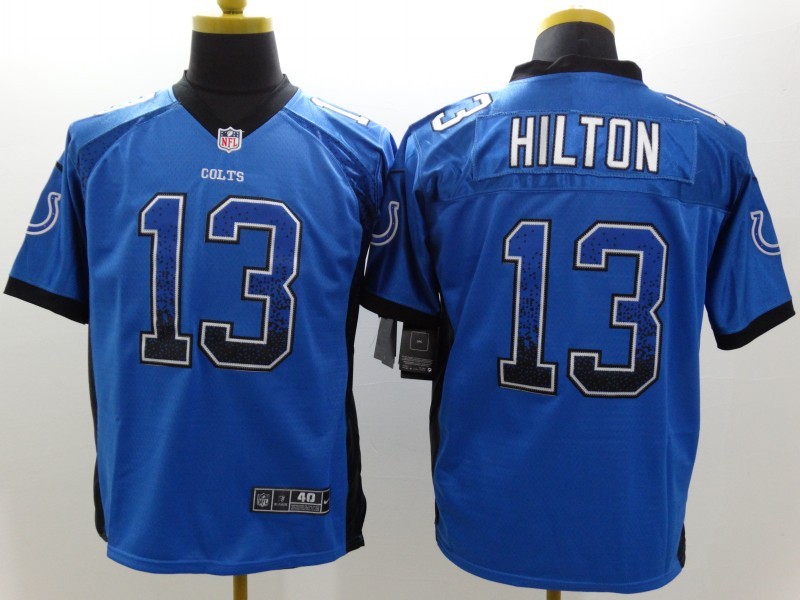 Men's Indianapolis Colts T.Y. Hilton #13 Blue Jersey